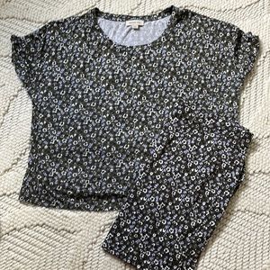 Crop Top and Skirt Matching Set Small